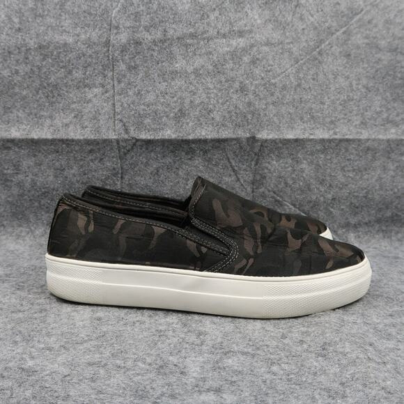 Time and Tru Shoes Womens 10 Sneakers Slip On Casual Camouflage Platform Fashion - Picture 1 of 11